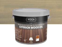 Woca Exterior Öl Grau - Öl für Thermoholz wie Ayous, Bambus und mehr!