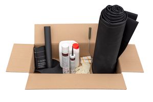 Epdm rubber dakfolie met lijm voor Max. 650x380 cm Daken