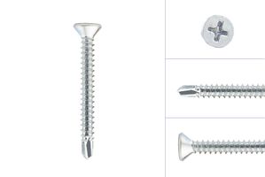 Self-tapping screws with drill point 4.2 x 38 mm Galvanized - 200 Pieces