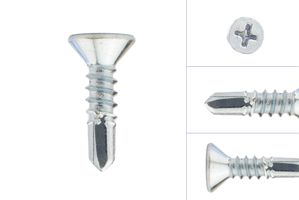 Self-tapping screws with drill point 4.8 x 19 mm Galvanized - 200 Pieces