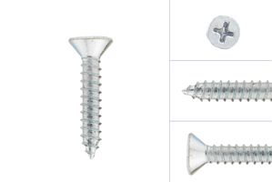 Self-tapping screws with drill point 4.8 x 25 mm Galvanized - 200 Pieces