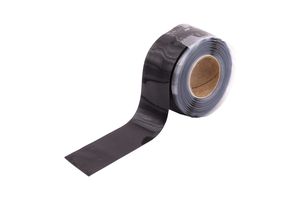 Black Silicone Tape 25 mm Wide - 3 Meter Roll