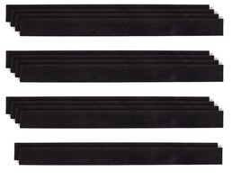Zwarte Planken Geïmpregneerd Grenen 1.6 x 14 x 180 cm voor Flex Fence 165 cm - Set 14 Stuks