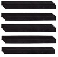 Zwarte Planken Geïmpregneerd Grenen 1.6 x 14 x 180 cm voor Flex Fence 220 cm - Set 19 Stuks