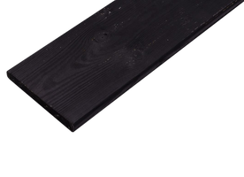 Zwarte Plank voor Flex Fence Draaibare Lamellen Geïmpregneerd Grenen - Per Stuk
