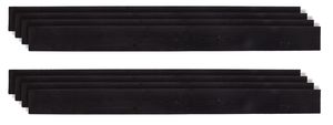 Zwarte Planken Geïmpregneerd Grenen 1.6 x 14 x 180 cm voor Flex Fence 95 cm - Set 8 Stuks