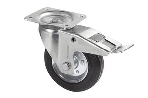 Swivel Castor Wheel with Brake 100 mm - Per piece