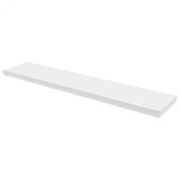 White Floating Wall Shelf 118 x 23.5 x 3.8 cm