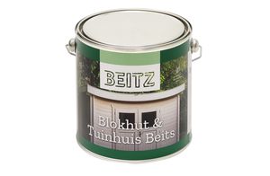 Beitz - Blokhut en Tuinhuis beits - Wit (dekkend) 2,5L Zijdeglans