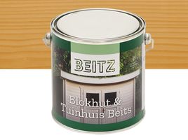 Beitz - Blokhut & Tuinhuis beits - Grenen (transparant) 2,5L Zijdeglans