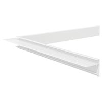 Daktrim Wit Aluminium Binnenhoek 6.0 x 6.4 x 50 cm - Per Stuk