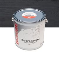 Boerenbeits - Diepzwart RAL 9005 Zijdemat Watergedragen 1 Liter