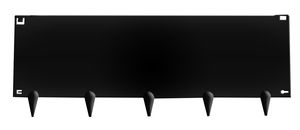 Bordadura de jardim preta em aço com encaixe 40 x 106 cm flexível - Por peça