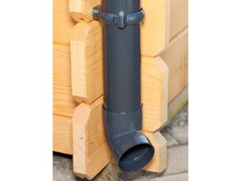 PVC bocht (67°) antraciet