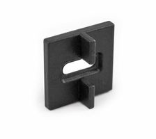 Clipes preto para tábuas tipo deckwise - montagem invisível em aço inox - Caixa 100 peças