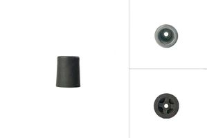 Deurstopper Rubber Zwart 50 mm - Per Stuk