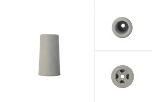 Tope puerta de goma gris 75 mm - Por unidad