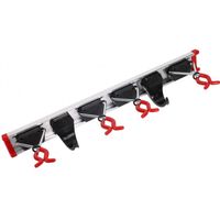 Tool Rack - 50 cm Rail / 4 Holders / 2 Hooks - Per set