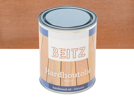 Beitz - Hardhout Olie voor Buiten 1L Bankirai - Per Stuk