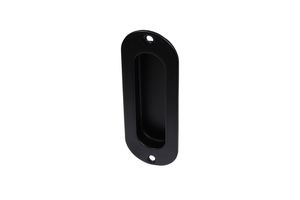Finger Pull Black Oval for Sliding Doors - Per piece