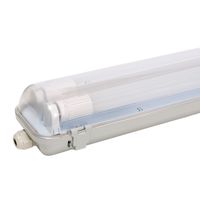 LED TL armatuur 120 cm 36W met 2 LED TL buizen 18W IP65 - 6000k Koud wit