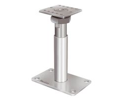 Column base Adjustable Height 19 - 29 cm - Pole carrier grey galvanised steel - Per piece