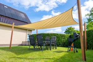 Sonnensegel Wasserdicht Rechteck 3x5 m - 160 g/m² - Beige - Pro Stück