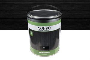Norvo - Schwarze Holzlasur 2.5 Liter - Holzschutz-Lack
