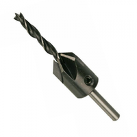 Countersink bit with 4 mm Hardwood Drill - Adjustable drilling depth - Per Piece