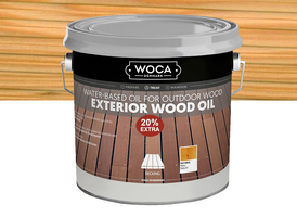 Woca Exterior oil Naturel - Hout olie voor Thermo, Ayous, Bamboe en meer!