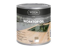 Woca Öl für Arbeitsplatte Grau 0,75L für Küchenarbeitsplatte, Holztisch und mehr