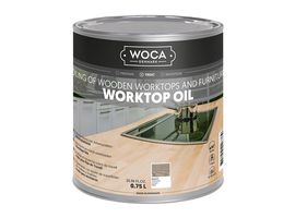 Woca Werkblad olie Zwart 0,75L voor werkbladen, keukenbladen, tafels en meer!