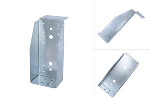 Beam Support Heavy with flange Galvanized for 9.5 x 22 cm Beams - Per Piece