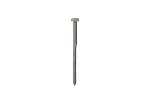 Coach screws stainless steel M6 x 80 mm - Per 10 pieces