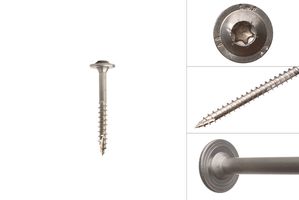 Wood construction screws stainless steel 6.0 x 50 mm Torx - Per Piece