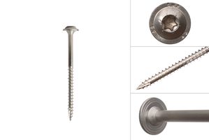 Wood construction screws stainless steel 6.0 x 80 mm Torx - Per Piece