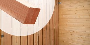 Paal Lariks Douglas 6.5 x 6.5 x 300 cm Glad Geschaafd & Gedroogd