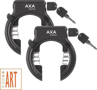 Axa Solid Plus Ringslot ART2 Zwart 2 Stuks Multipack