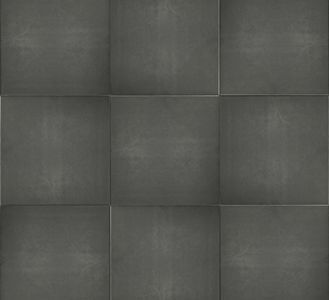 Tuintegel 60x60x4cm Antraciet met coating en facet