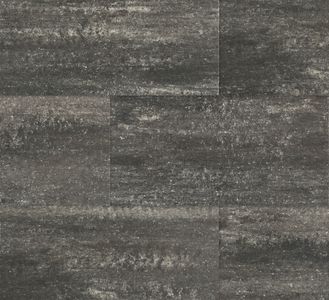Terrastegels met coating Kingstones Grijs/Zwart 40x80x4cm Excluton