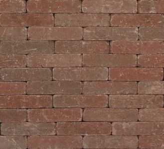 Waalformaat klinkers Tambour 20x5x7cm Paars Genuanceerd getrommeld