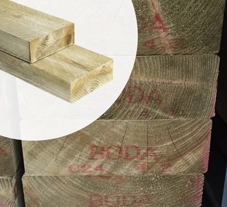Balk Geïmpregneerd hout 7 x 17 cm glad geschaafd