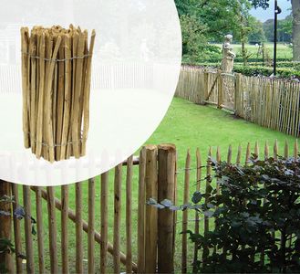 Poteaux de clôture en châtaignier Poteau de clôture en bois 200 cm