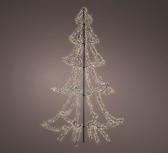 Motiveren patroon Herkenning Kerstverlichting kerstboom aan vlaggenmast, 450 cm hoogte, 3000 lampjes