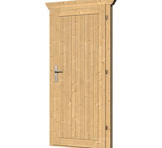 Enkele dichte deur Red Class Wood