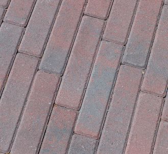 Basicsteen Facetto Rood Zwart 20x5x6