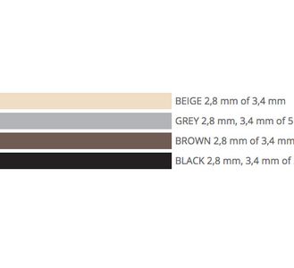 mFLOR PVC Decorstrips V-groef 4 Kleuren Voegstrips