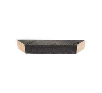 Schuine schoor zwart