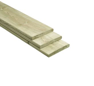 schuttingplank geimpregneerd