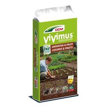 DCM Vivimus bio Groenten & Fruit aanplantgrond - 60 liter zak - bodemverbeteraar voor het aanplanten van groente & fruit
